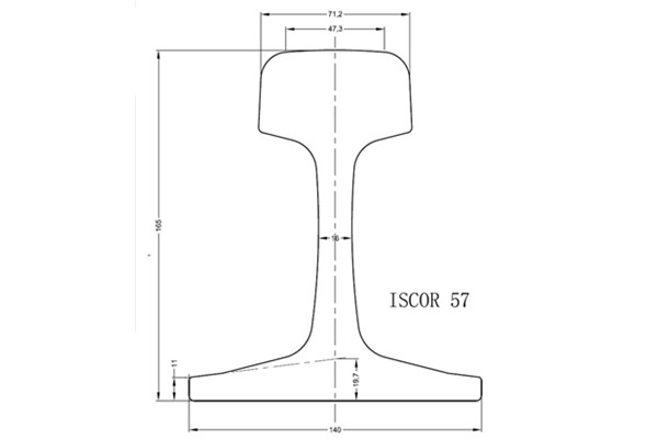 57KG Rail Specifications and Drawings