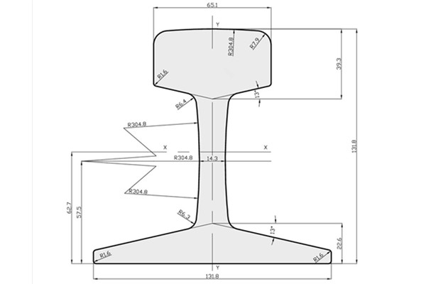 85 LBS Rail Specifications and Drawings